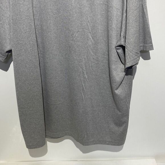 Nike Men's Dri-Fit Shirt Active Short Sleeve Crewneck Swoosh Logo Gray Size XXL - Picture 6 of 8
